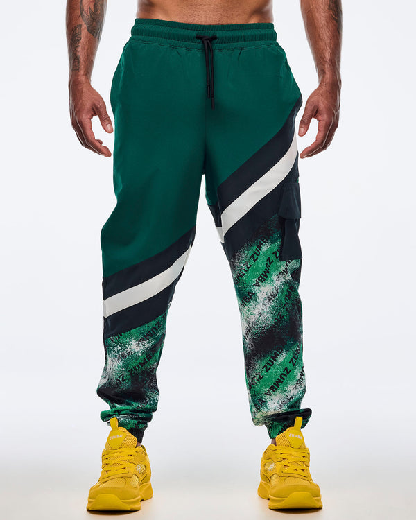 Apres Zumba Men's Woven Cargo Pants