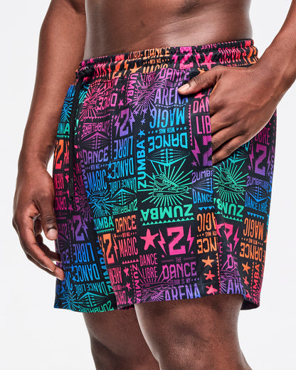 Zumba Libre Men's Mesh Shorts