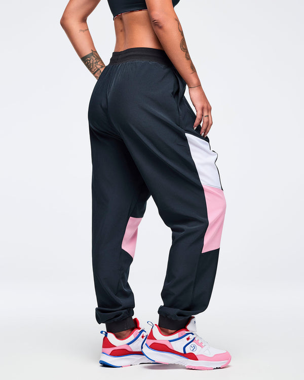 Bold Black # Zumba Amour Men's Woven Pants