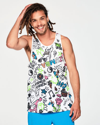 Zumba Fired Up Men's Tank