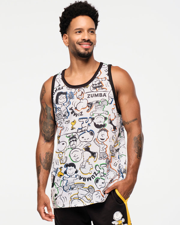 Zumba X Peanuts Men's Basketball Tank