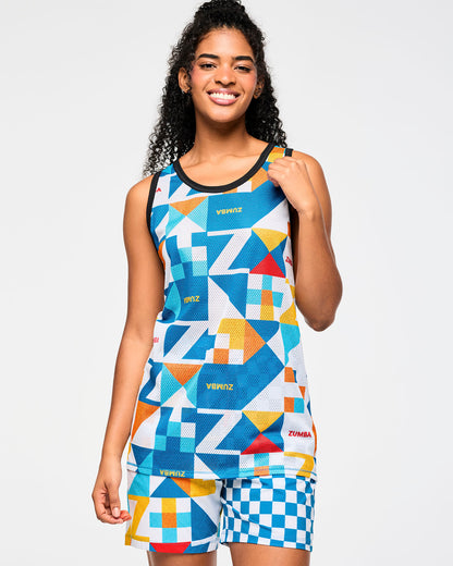 Zumba Rays Men's Basketball Tank