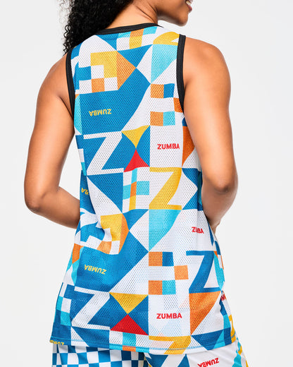 Zumba Rays Men's Basketball Tank