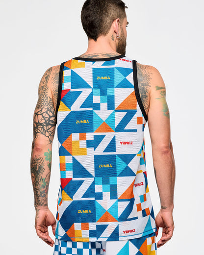 Zumba Rays Men's Basketball Tank