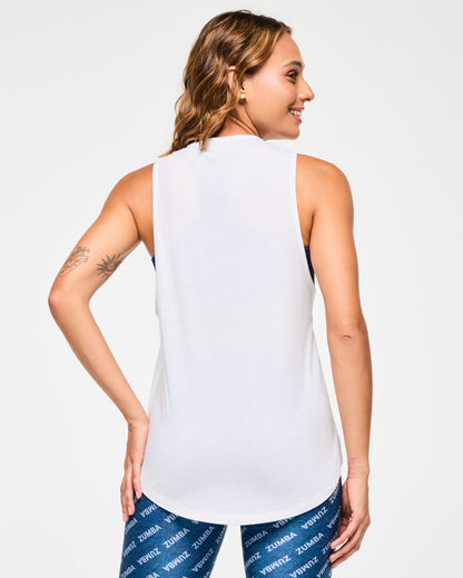 Blue Jean Men's Open Neck Tank