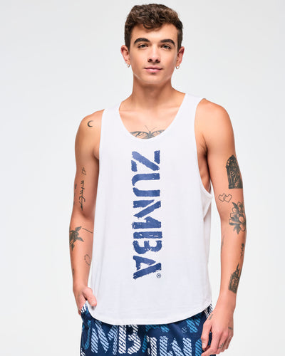 Blue Jean Men's Open Neck Tank