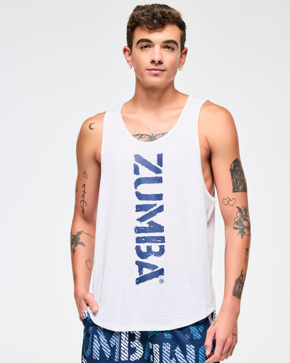 Blue Jean Men's Open Neck Tank