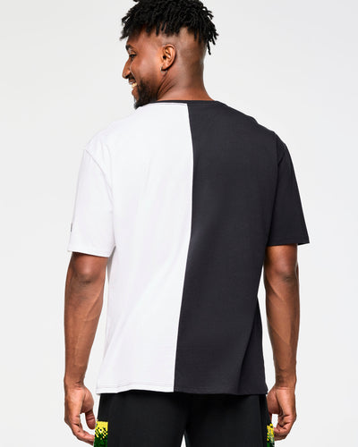 Zumba Men's Oversized Crew Neck Tee