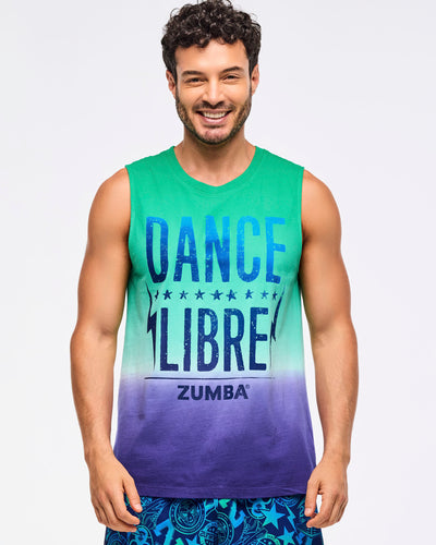 Zumba Libre Men's Wide Shoulder Tank
