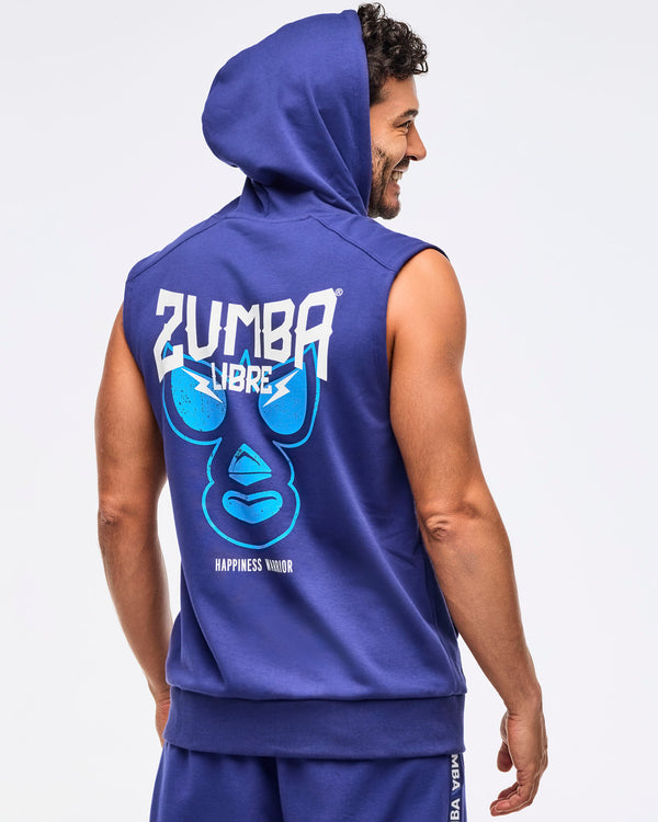 Zumba Libre Men's Sleeveless Zip-Up Hoodie