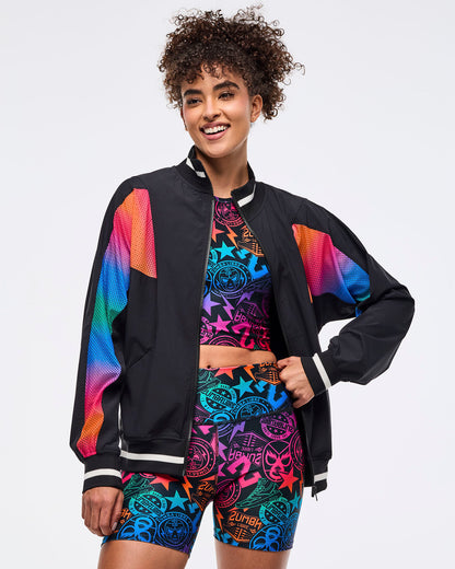 Zumba Libre Men's Oversized Dolman Track Jacket