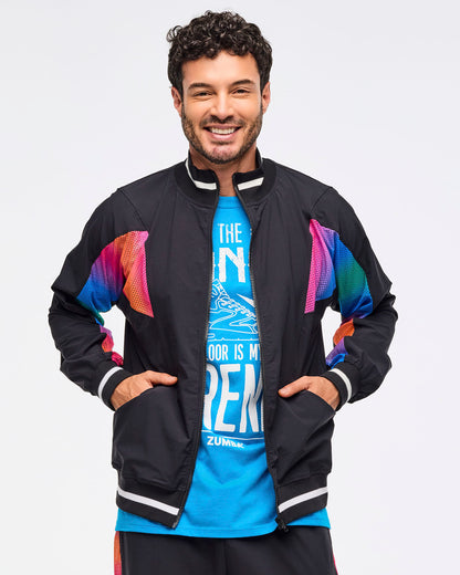 Zumba Libre Men's Oversized Dolman Track Jacket