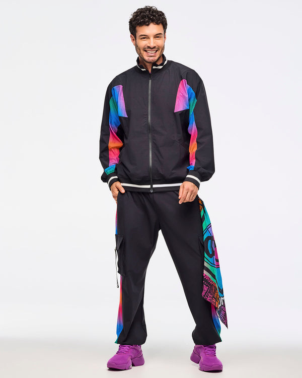 Zumba Libre Men's Oversized Dolman Track Jacket
