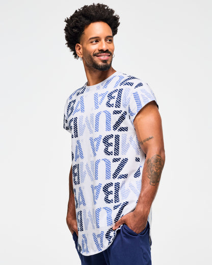 Blue Jean Men's Round Hem Tee