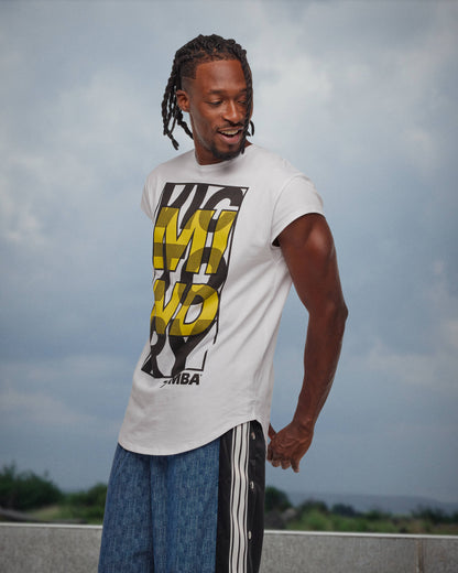 ZW Men's Crew Neck Round Hem Tee