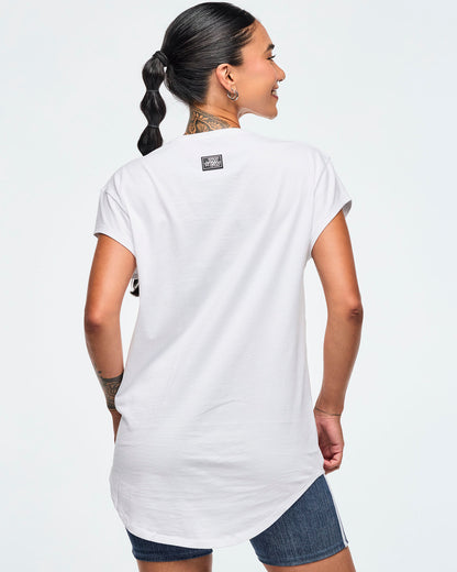 ZW Men's Crew Neck Round Hem Tee