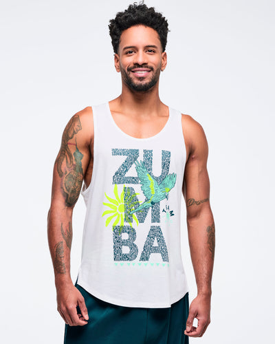 Latin Movement Men's Open Neck Tank
