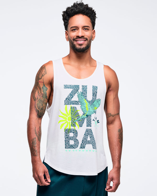 Latin Movement Men's Open Neck Tank