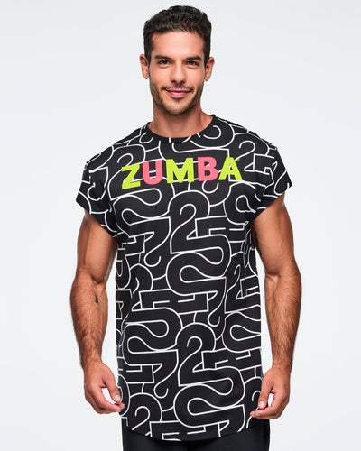 Zumba 25 Men's Round Hem Tee