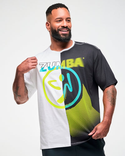 Electric Feel Men's Oversized Crew Neck Tee