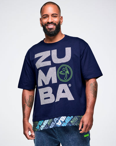 Jean Jamz Men's Double Layer Hem Tee