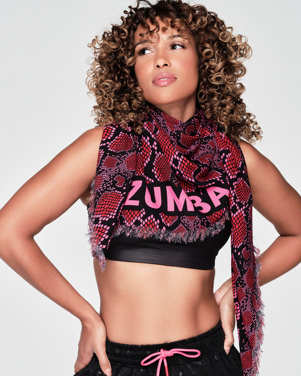 Zumba Love Snakeskin Scarf