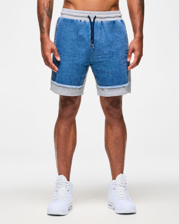 Blue Jean Denim Shorts - Denim