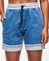 Blue Jean Denim Shorts - Denim