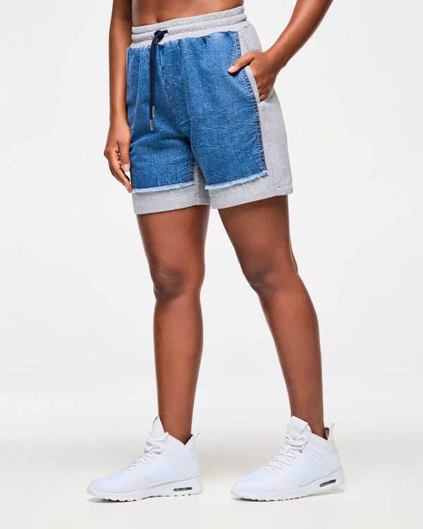 Blue Jean Denim Shorts - Denim