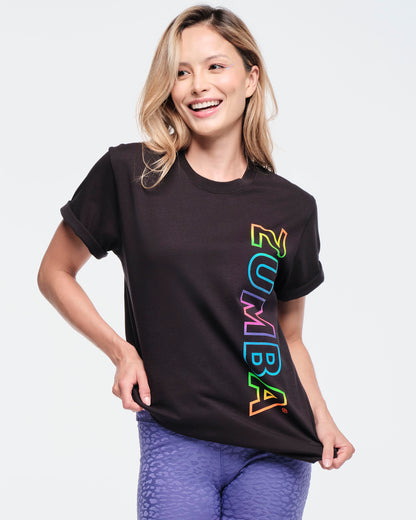 Funscape Unisex Crew Neck Tee - Bold Black