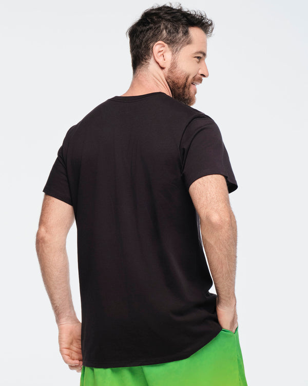 Funscape Unisex Crew Neck Tee - Bold Black