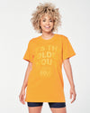 Zumba Gold Crew Neck Tee - Gold Orange