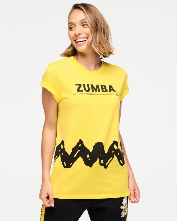 Zumba X Peanuts Crew Neck Tee - Yellow