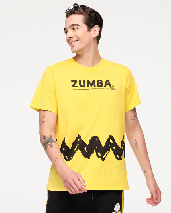 Zumba X Peanuts Crew Neck Tee - Yellow