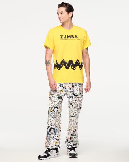 Zumba X Peanuts Crew Neck Tee - Yellow