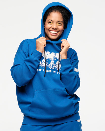 Zumba X Peanuts Unisex Pullover Hoodie - Blue