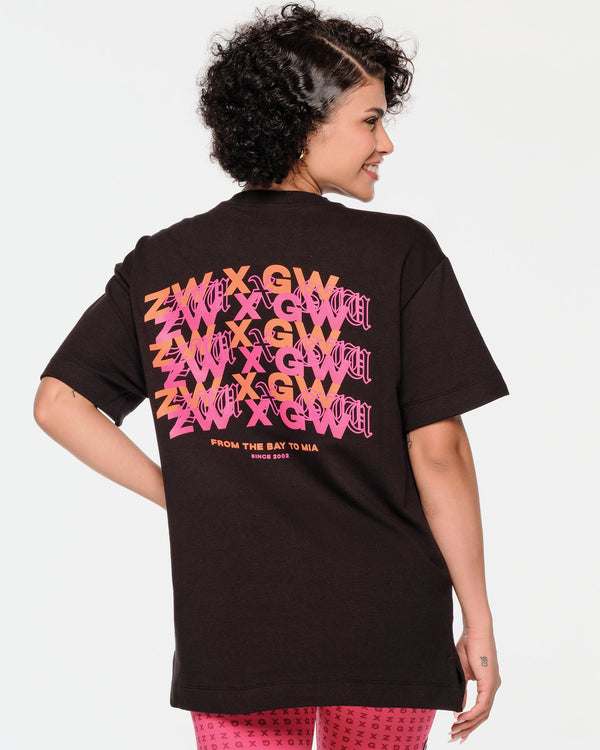 ZW X GW Unisex Oversized Crew Neck Top