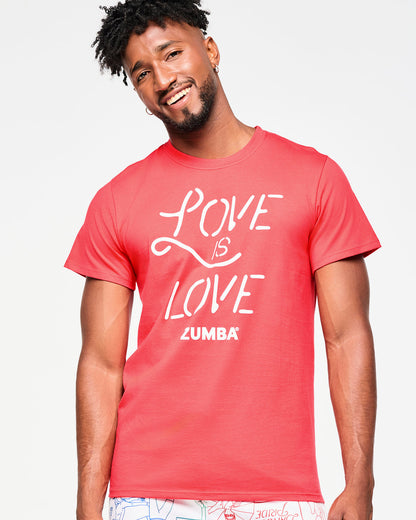 Zumba Crew Neck Tee - Cherry
