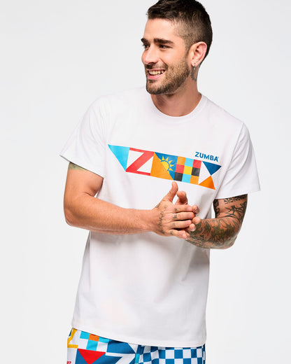 Zumba Rays Crew Neck Tee
