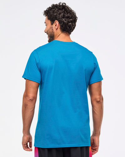 Zumba Libre Crew Neck Tee - Peek-A-Blue