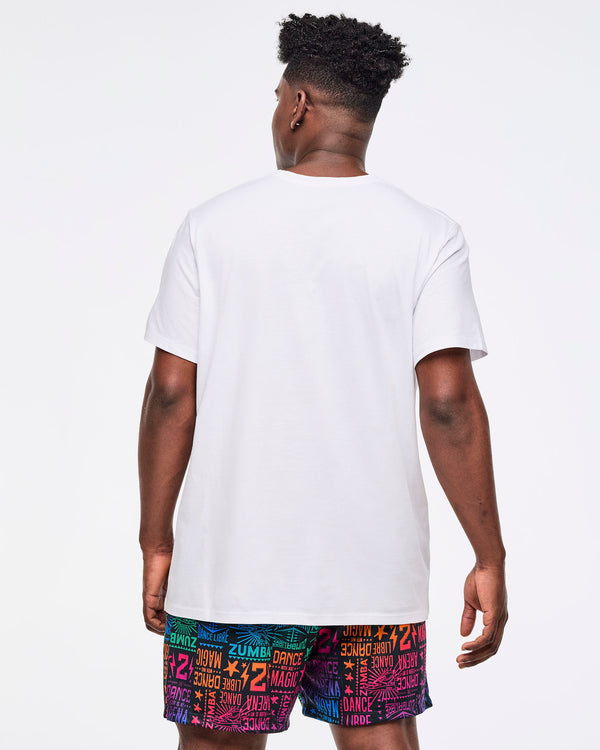 Zumba Libre Crew Neck Tee - Wear It Out White