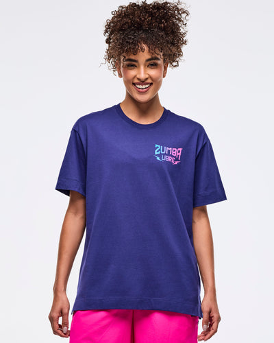Zumba Libre Oversized Crew Neck Top