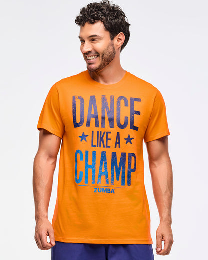 Zumba Libre Crew Neck Tee - Orange Punch