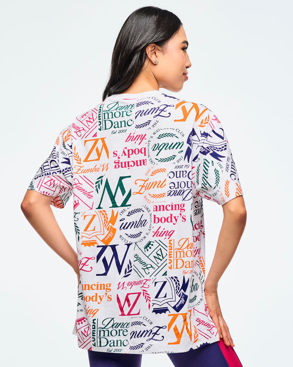 Class of 2001 Oversized Crew Neck Top