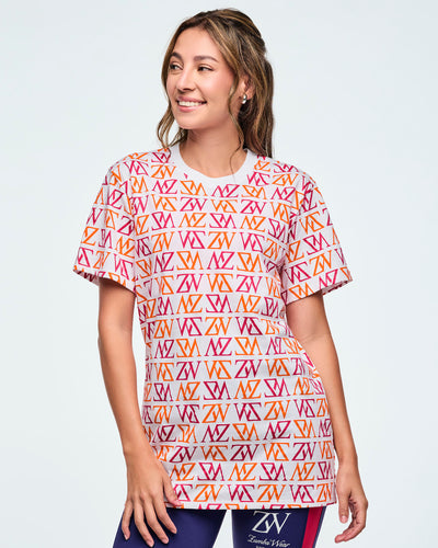 Class of 2001 Unisex Crew Neck Tee - White/Pink