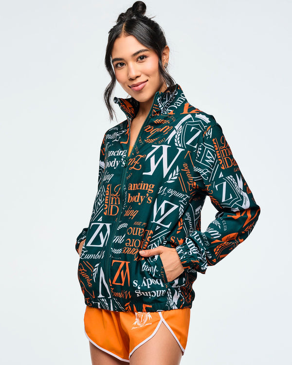 Class of 2001 Unisex Mock Neck Woven Jacket