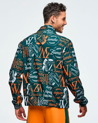 Class of 2001 Unisex Mock Neck Woven Jacket