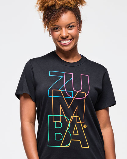 Zumba Block Tee