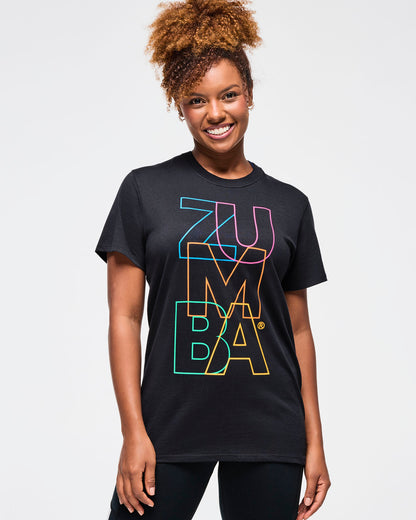 Zumba Block Tee
