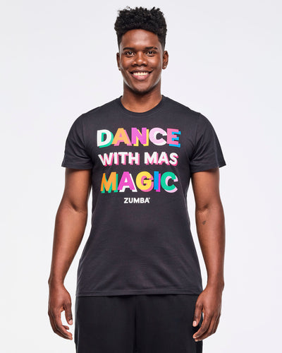 Zumba Crew Neck Instructor Tee - Bold Black